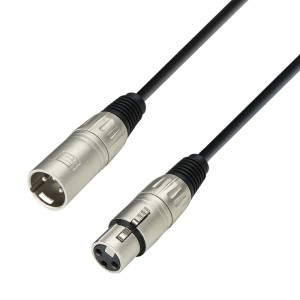 Adam Hall Cables K3 MMF 0100 - Kabel mikrofonowy XLR żeńskie – XLR męskie, 1 m